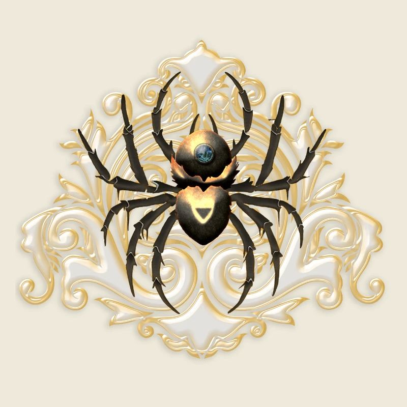 Geniale Steampunk-Spinne