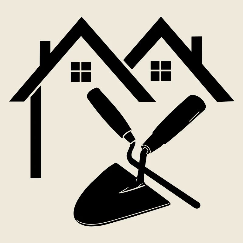 Construction de maison joint maçon clou et truelle