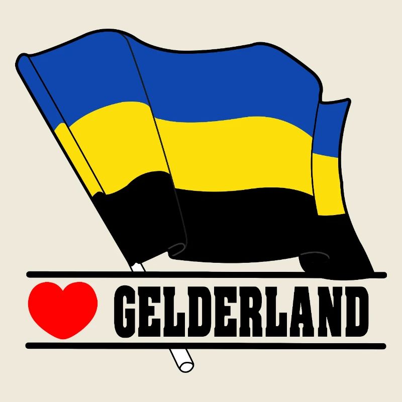 Drapeau de la Gueldre au cœur de la Gueldre