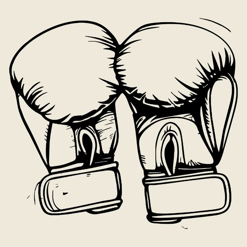 Boxhandschuhe Zeichnung