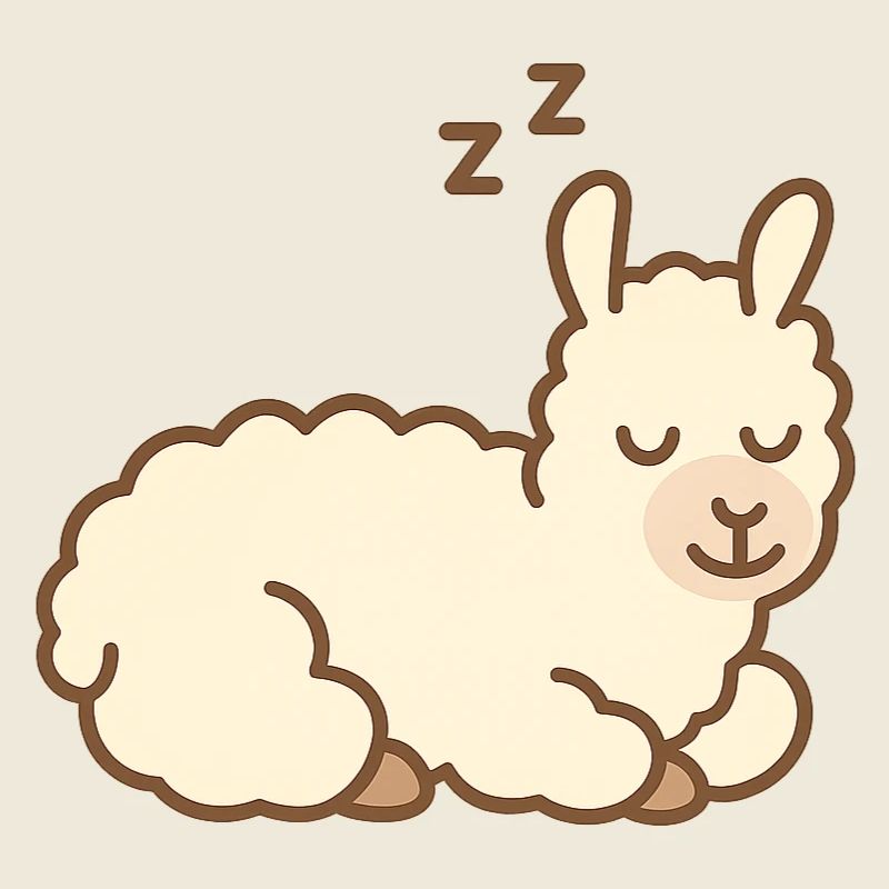 Sleeping Llama
