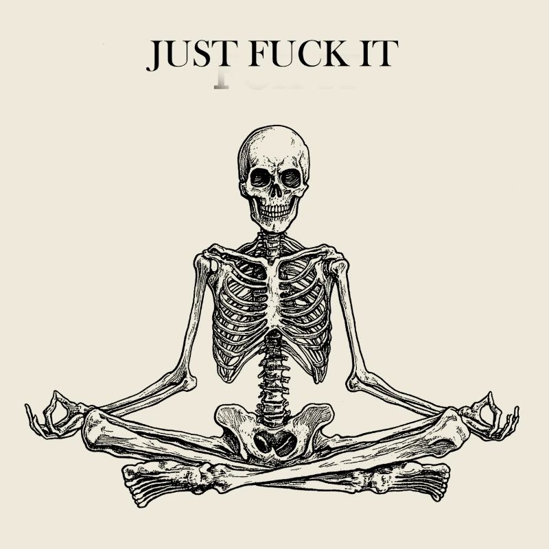 Meditating Skeleton