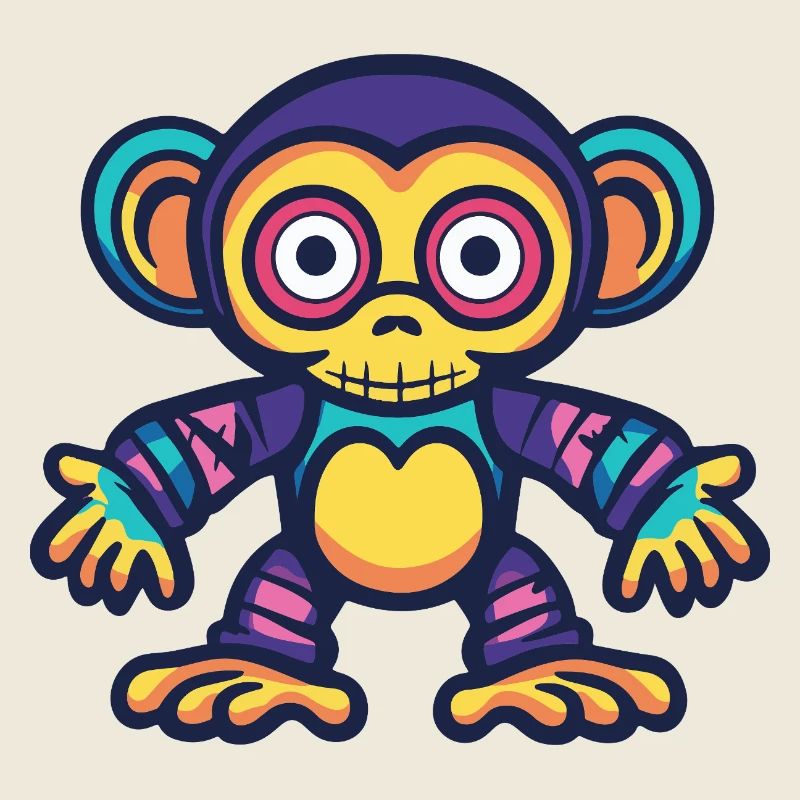 Singe Halloween Zombie