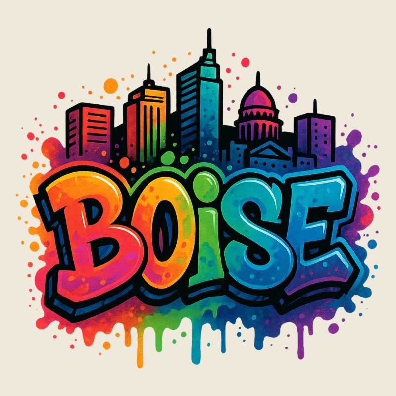 Boise Graffiti Skyline