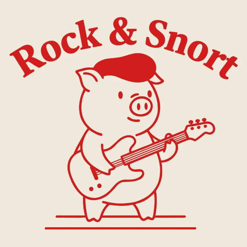 Rock & Snort Pig Guitar