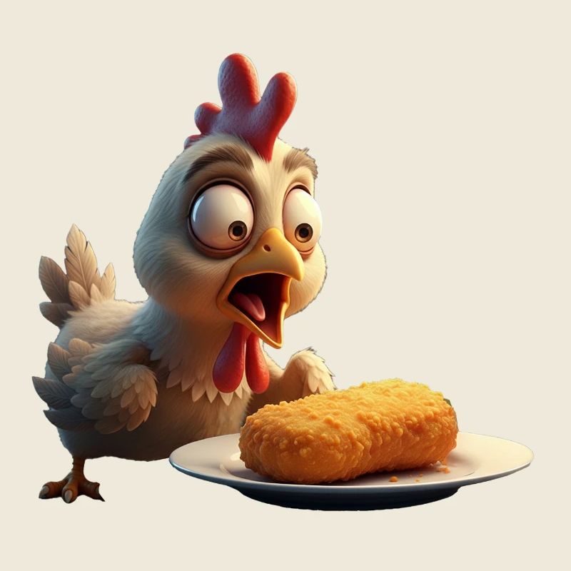 Verärgertes Huhn