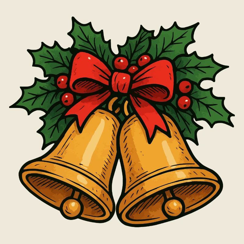 Christmas Bells Bow