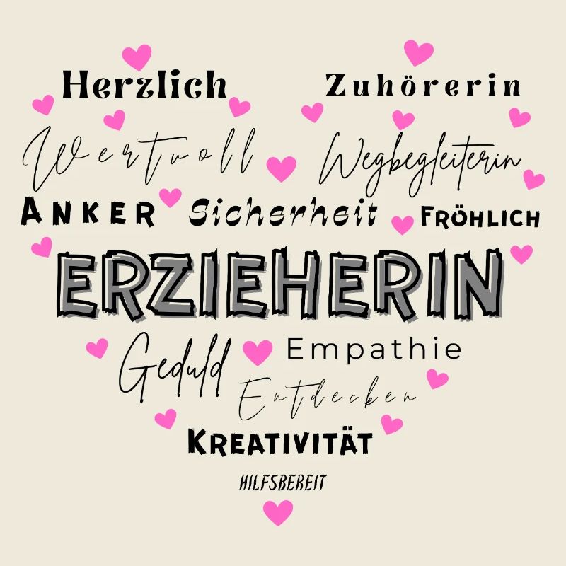Erzieherin Herz