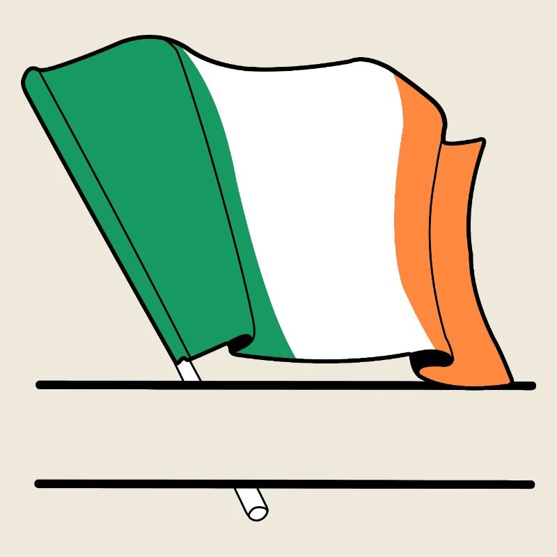 Irland-Flaggen-Namensraum