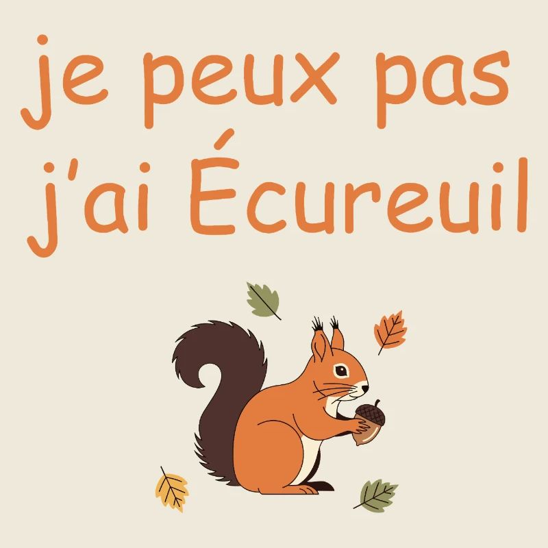 Ich kann nicht. Ich habe Eichhörnchen.