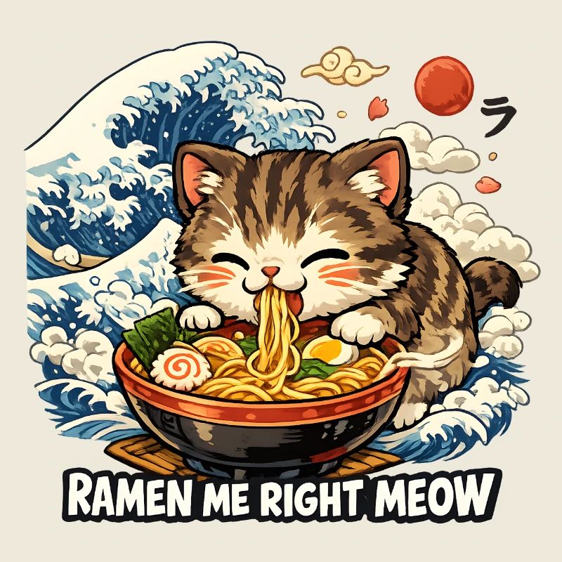 Kawaii Neko Ramen Cat Noodle Anime