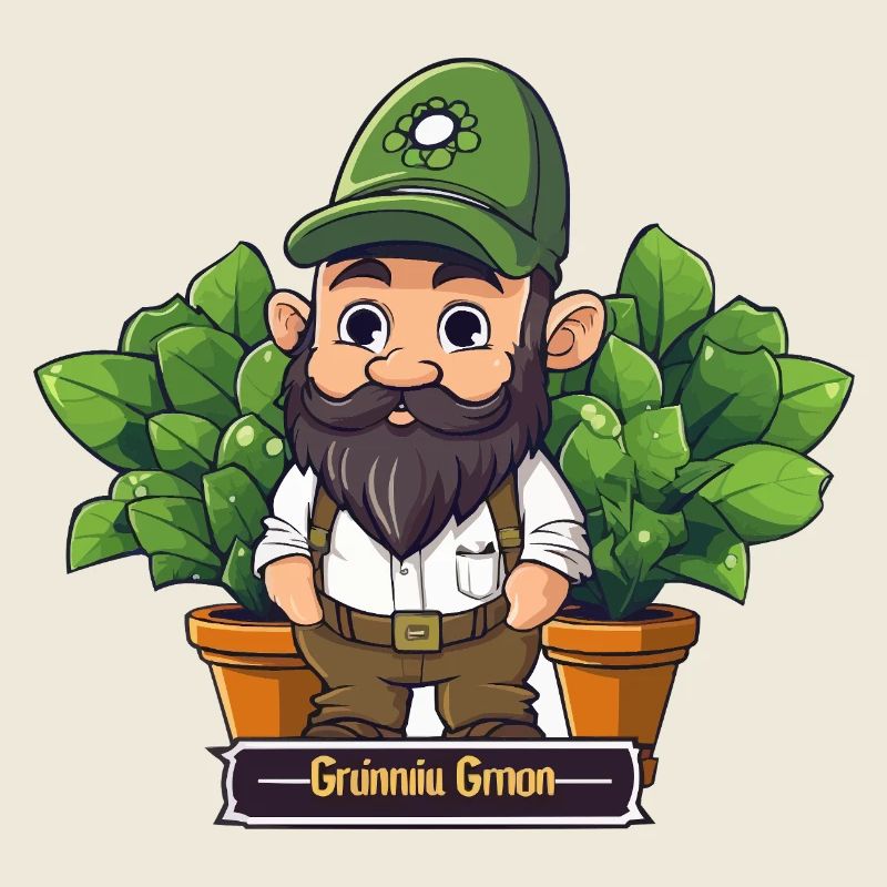 Grüner Gärtnergnom Comic