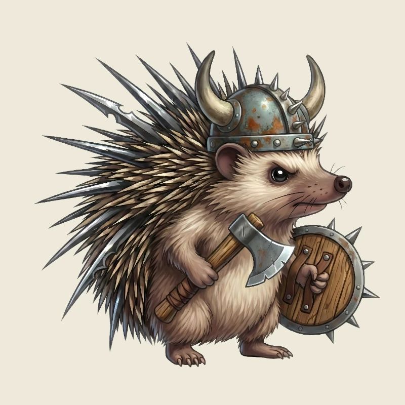 Igel-Wikingerkrieger