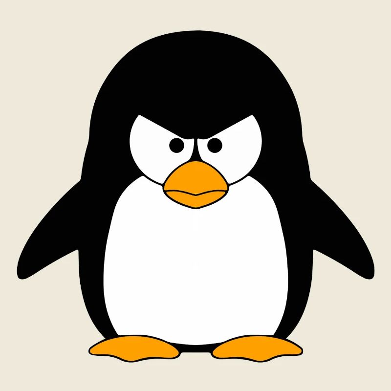 Angry Penguin Cartoon