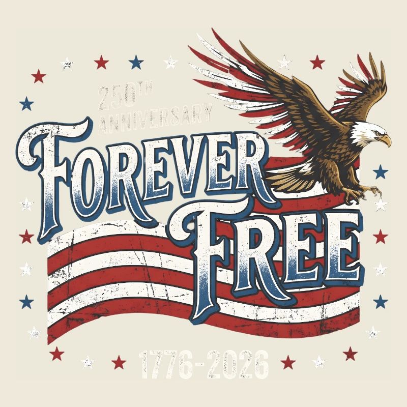 250 ans anniversaire de l’Amérique : Forever Free Eagle