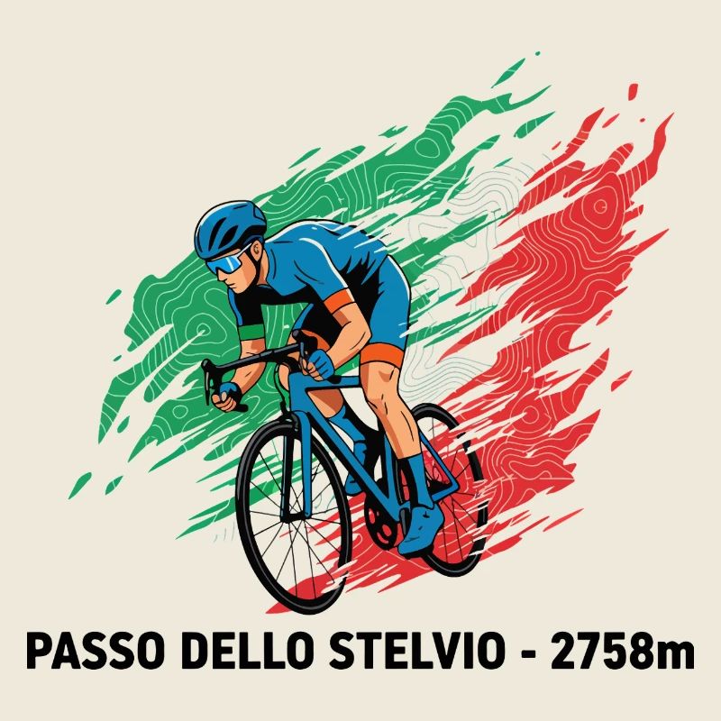 Passo dello Stelvio Climber Colour Burst