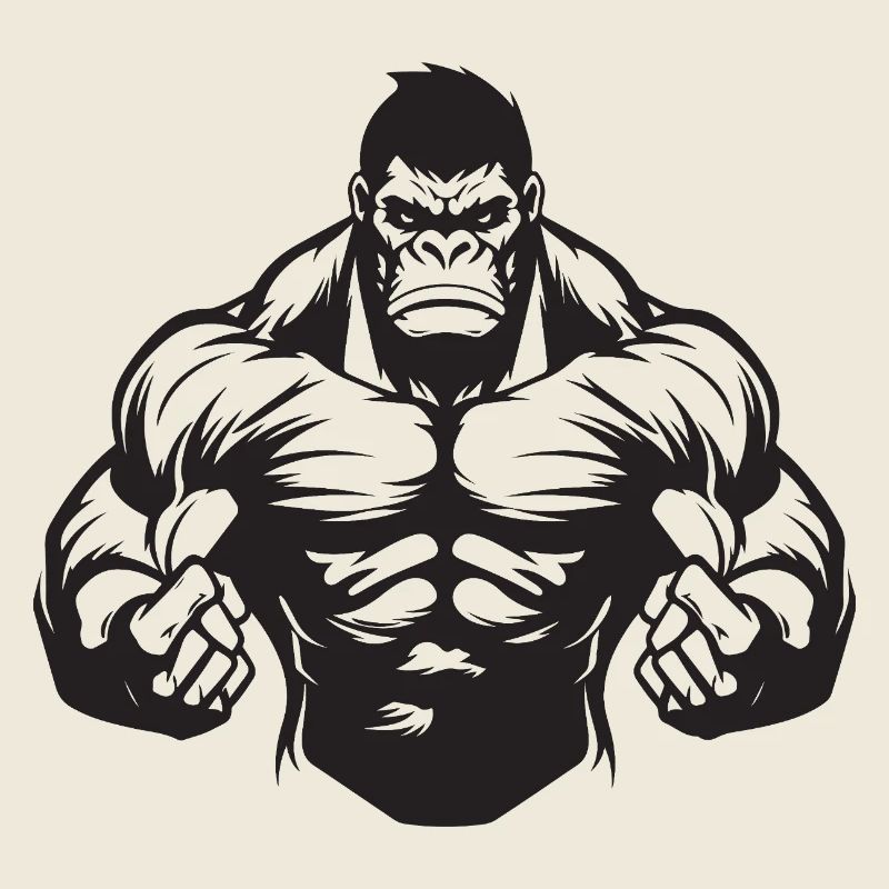 Gorilla Muskeln