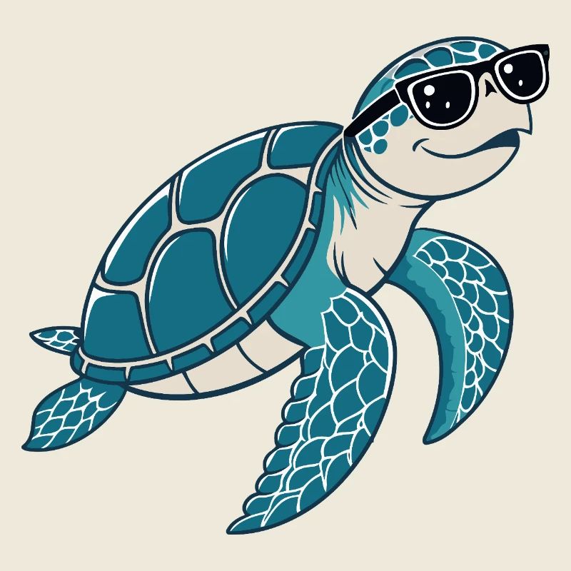 Tortue chic lunettes