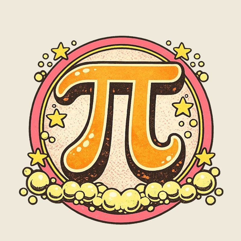 Pi Pop Retro-Abzeichen