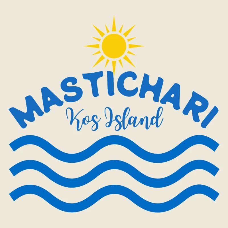 Vagues de soleil de l’île Mastichari Kos