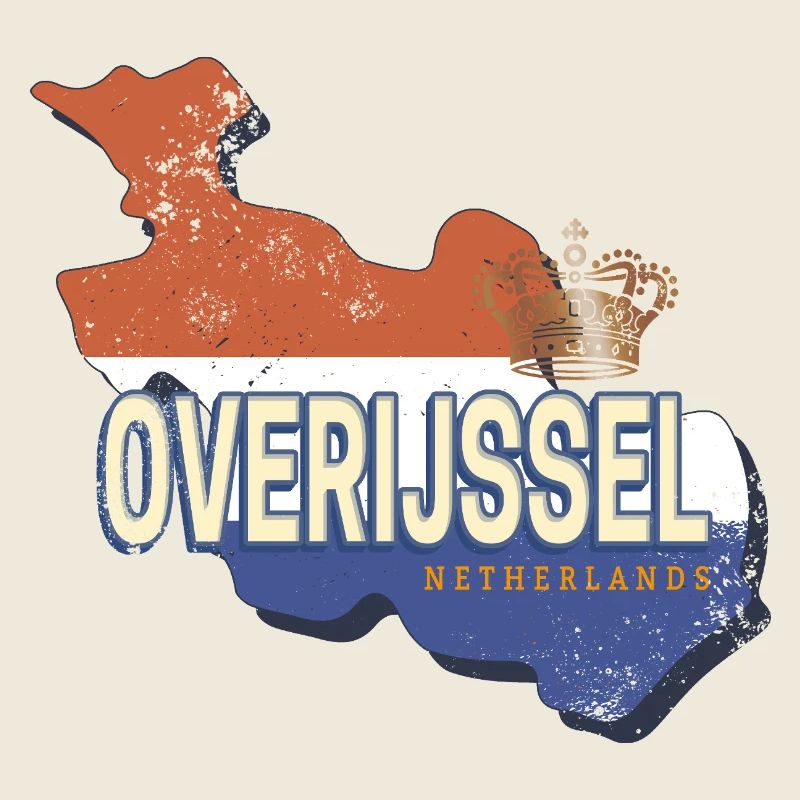 Overijssel Pays-Bas Souvenir Rétro Hollandais