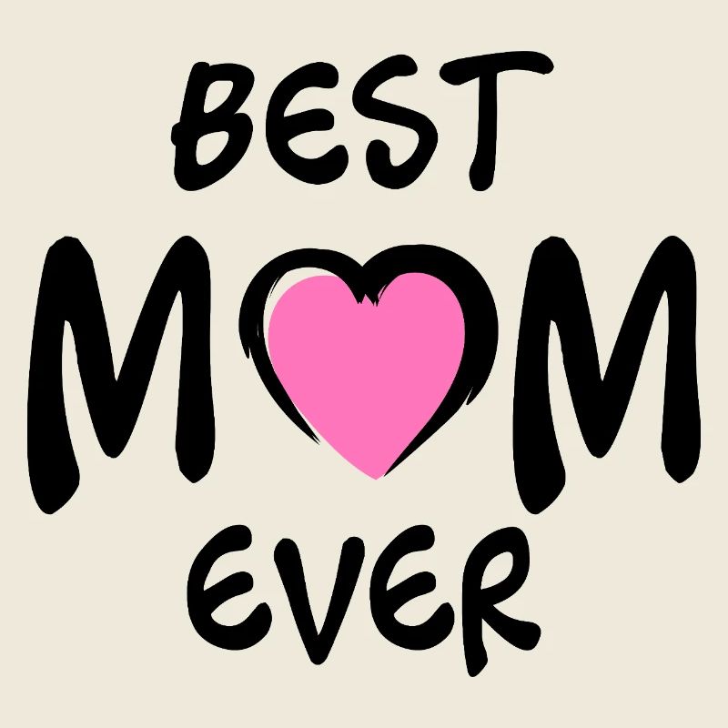 Beste Mama aller Zeiten Pinkes Herz-Muttertags-Shirt