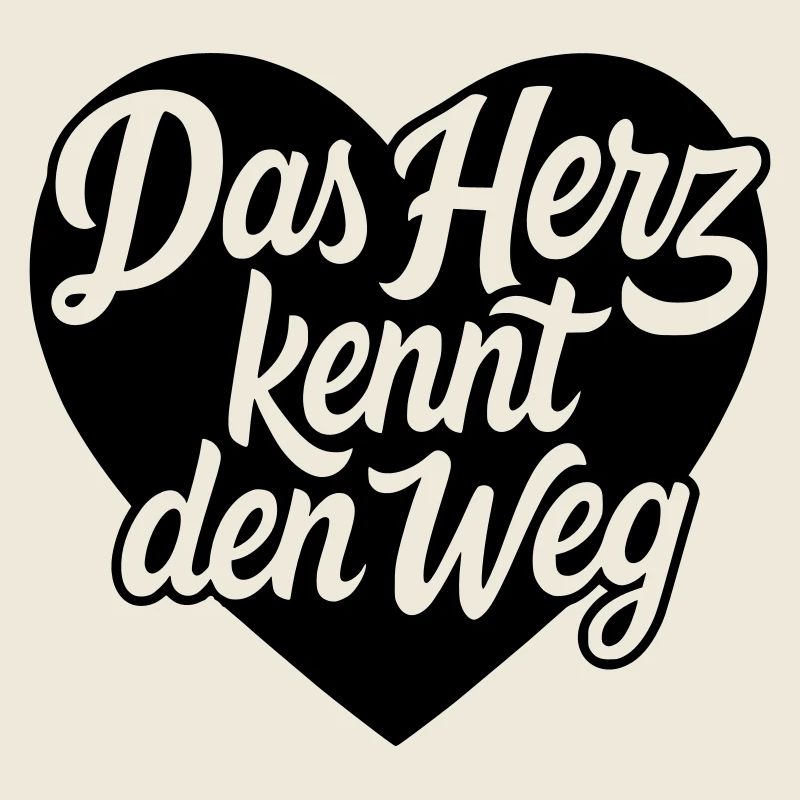 Das Herz kennt den weg Herzdesign