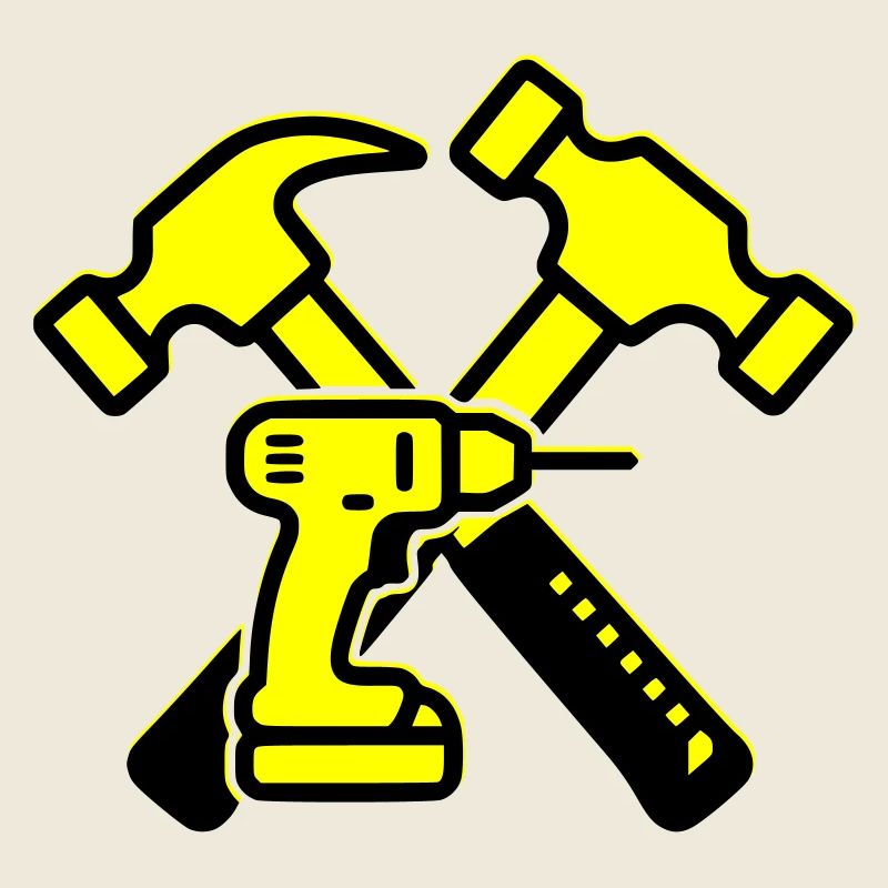 Tool Drill Hammers Yellow