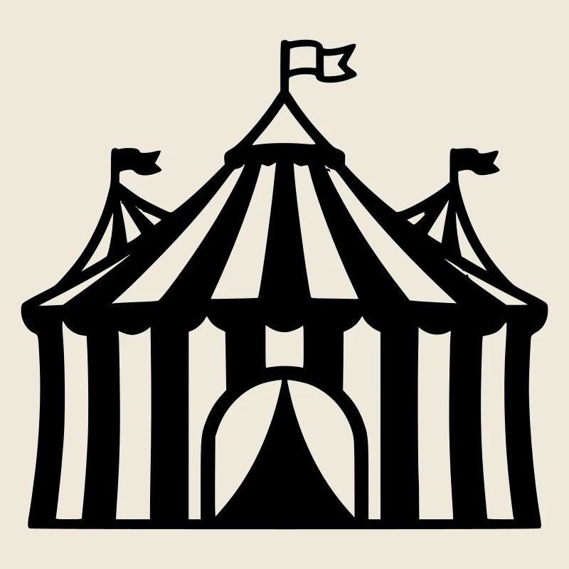 Zirkuszelt Manege Event Logo
