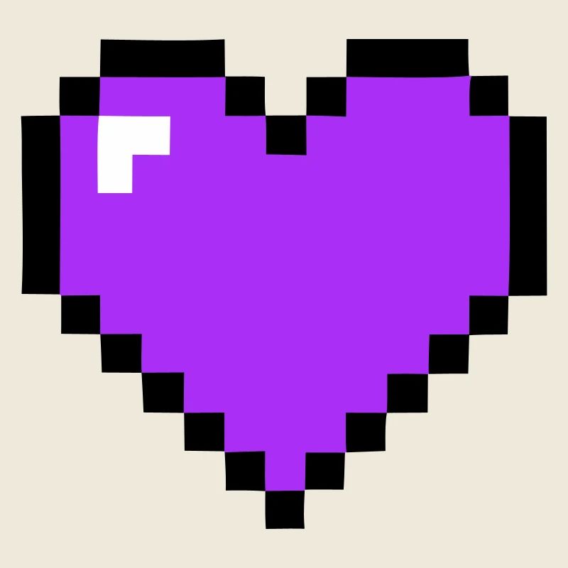 Pixel Herz 8-Bit Gesundheit