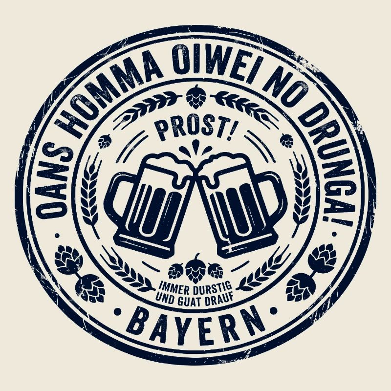 Oans hamma oiwei no – logo bavarois