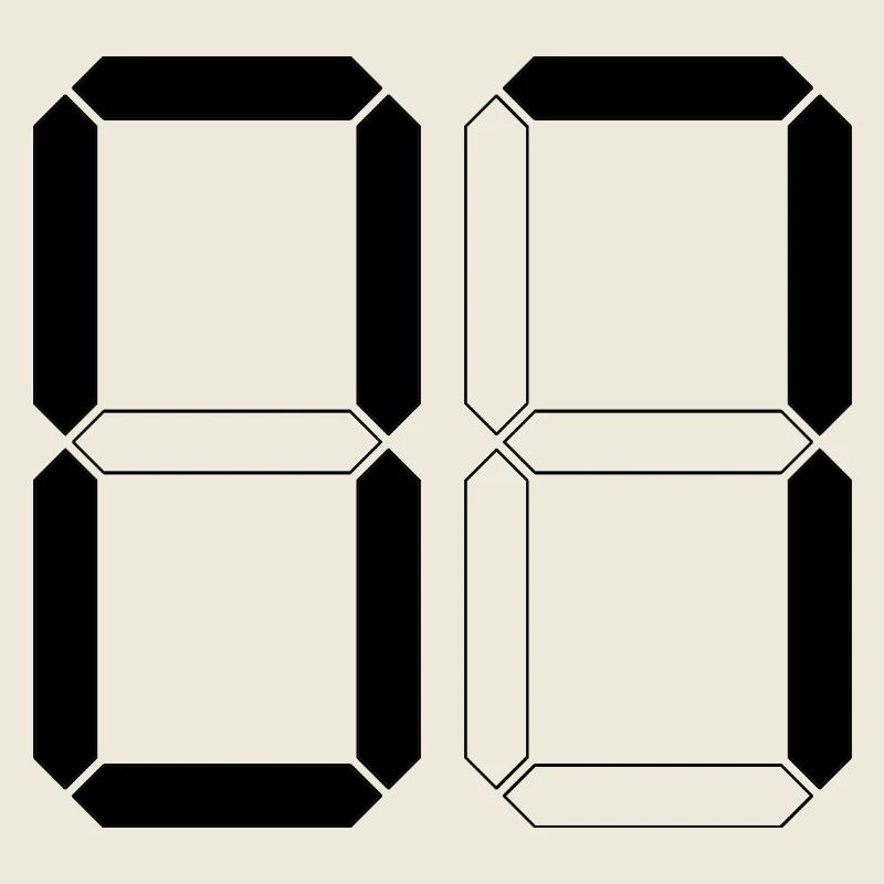 NUMÉRO 07 Cadeau d’anniversaire numérique de Zéro Sept