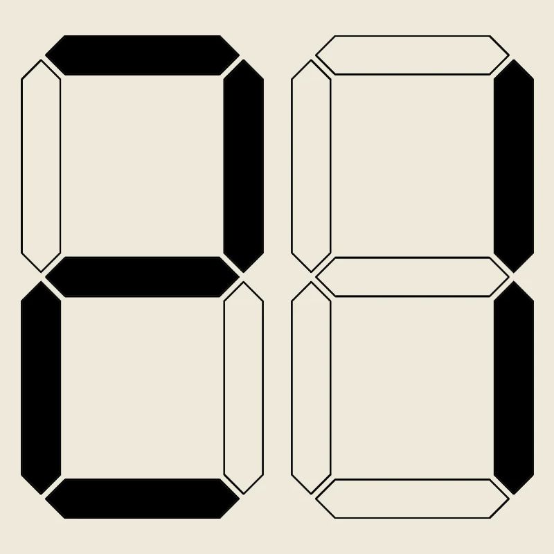 NUMBER 21 Twenty-One Gift Digital