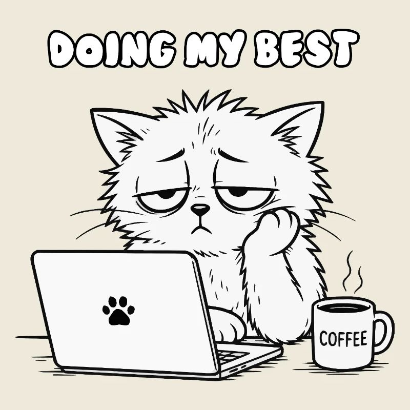 Feline Office Motivation