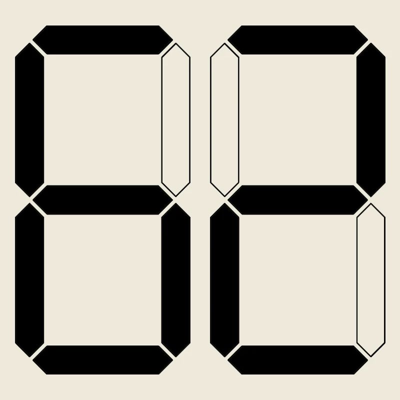 NUMBER 62 Sixty-Two Gift Digital