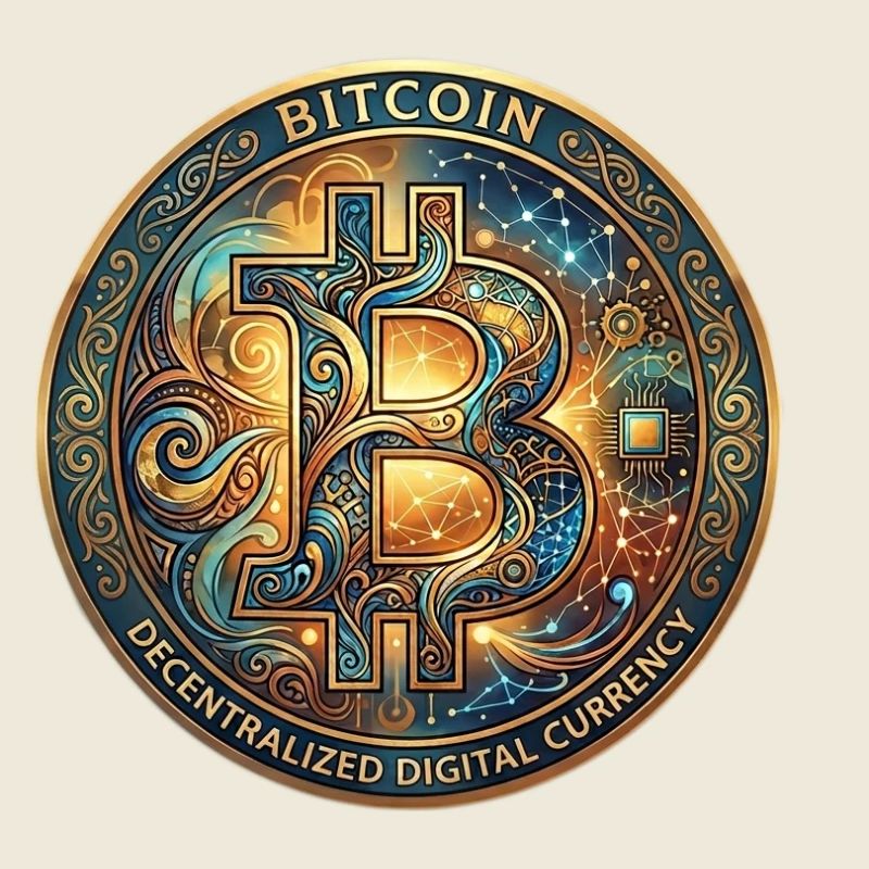 Ornamented Bitcoin Seal