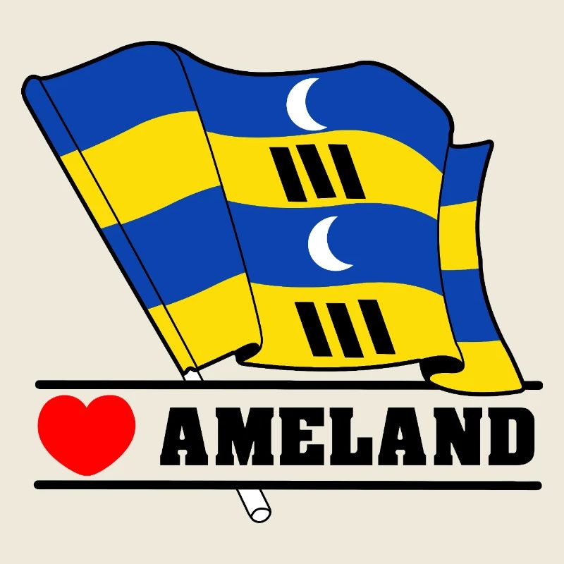 J’adore Ameland – Conception du drapeau de l’île