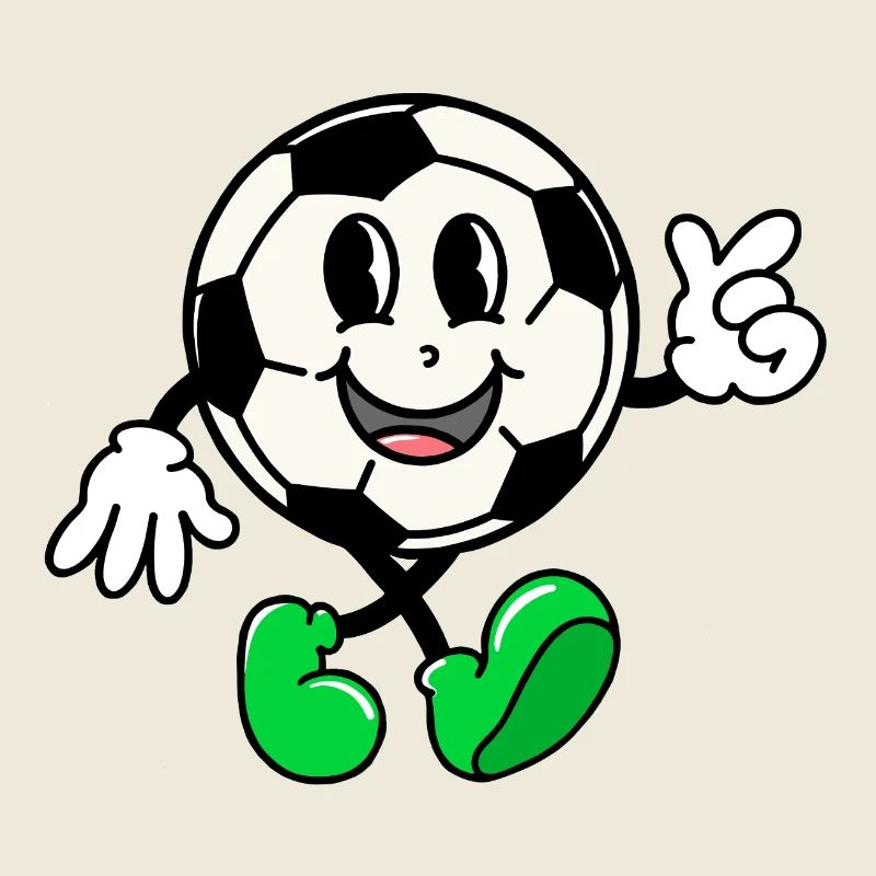 Fröhlicher Fußball