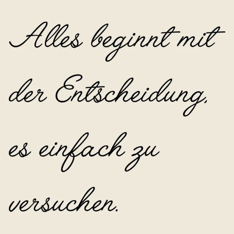 Motivierender Spruch 
