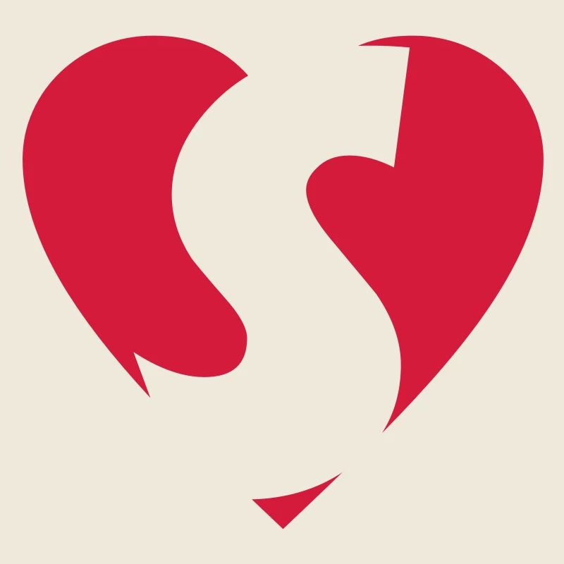 Herz S - I love S - Buchstabe S