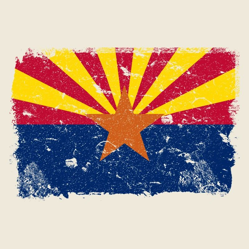 Arizona Drapeau Vintage