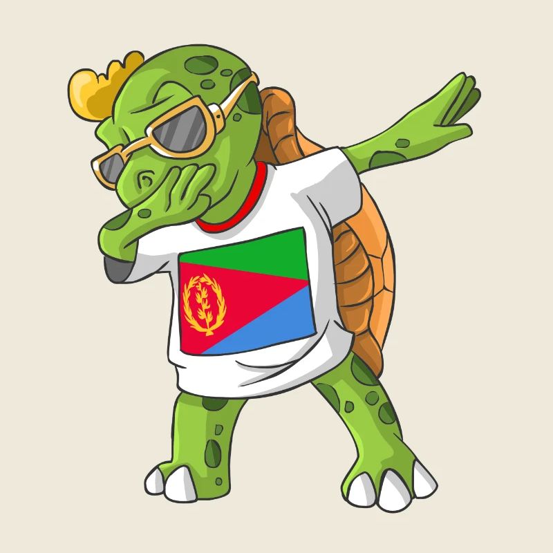 Eritrea Dabbing Schildkröte