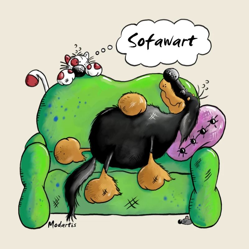 Sofa manager - Hovawart Dog - dog breed
