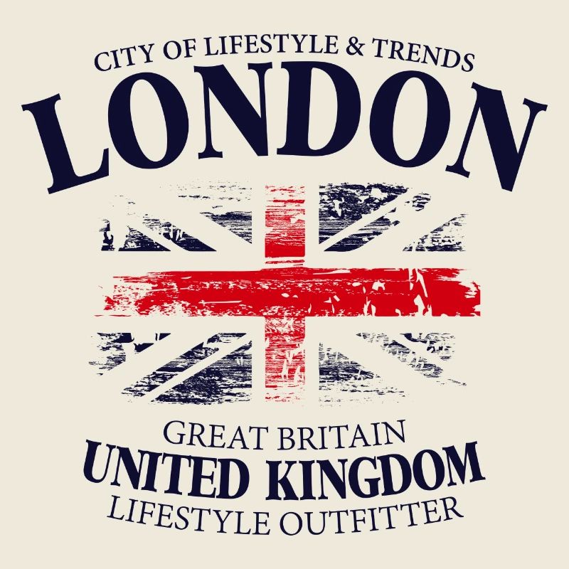 London Vintage Union Jack Tee