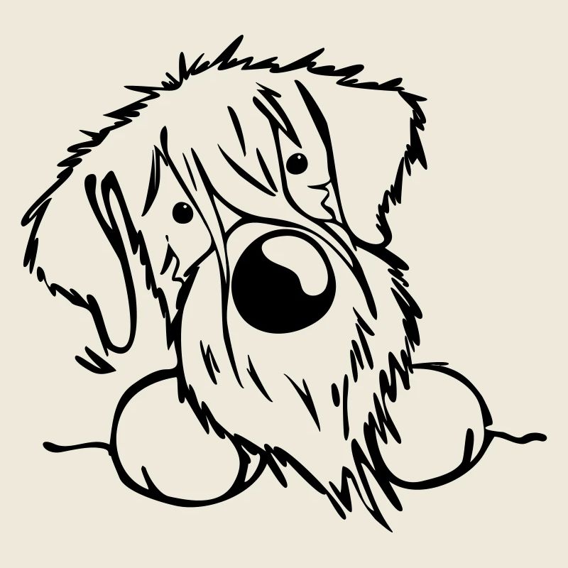 Neugieriger Schnauzer