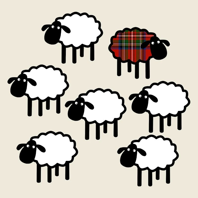 Moutons individuels écossais