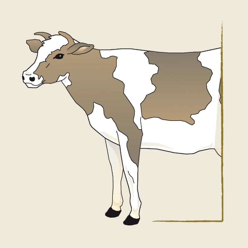 Cow - Cow Half in Frame