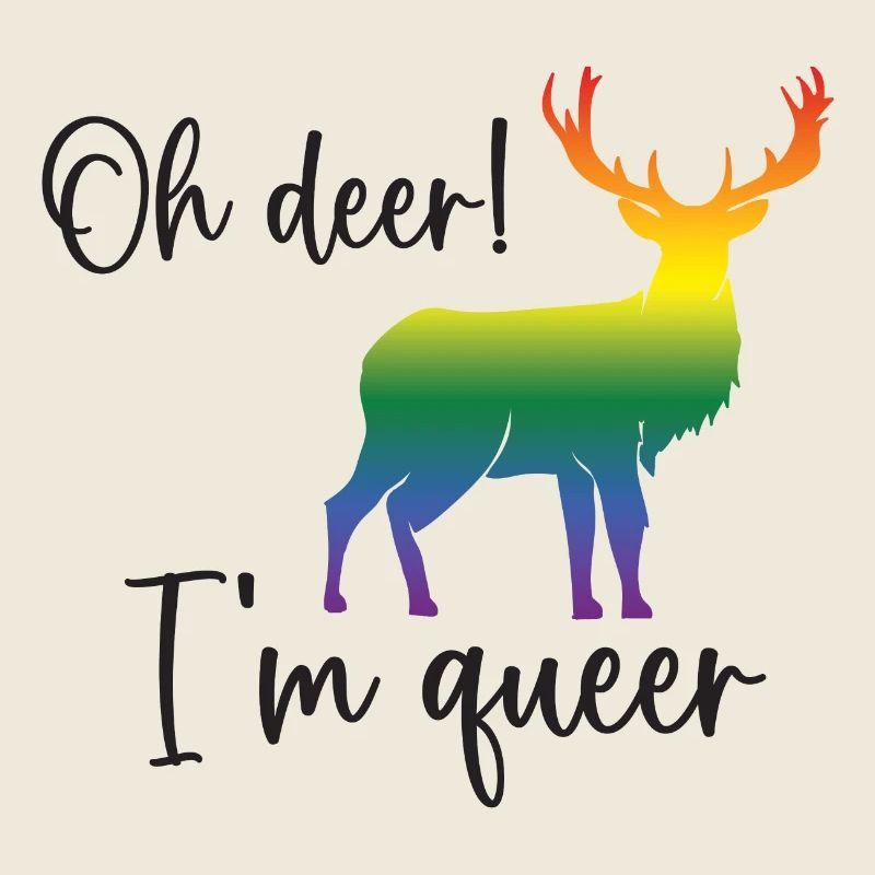 Pride Month LGBTQ - Oh Hirsch, ich bin queer!
