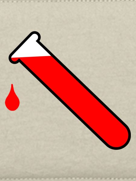 Blood test logo