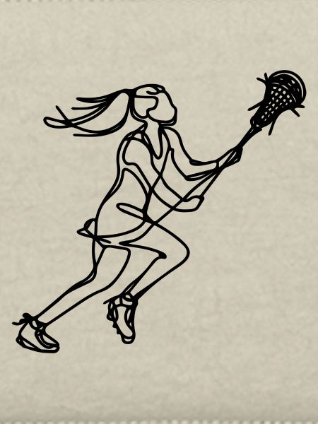Lacrosse Mädchen